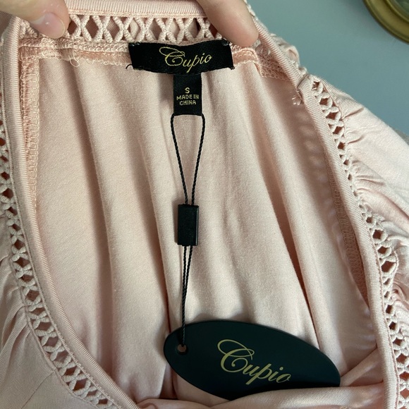 Cupio baby pink tiered blouse - Picture 12 of 12